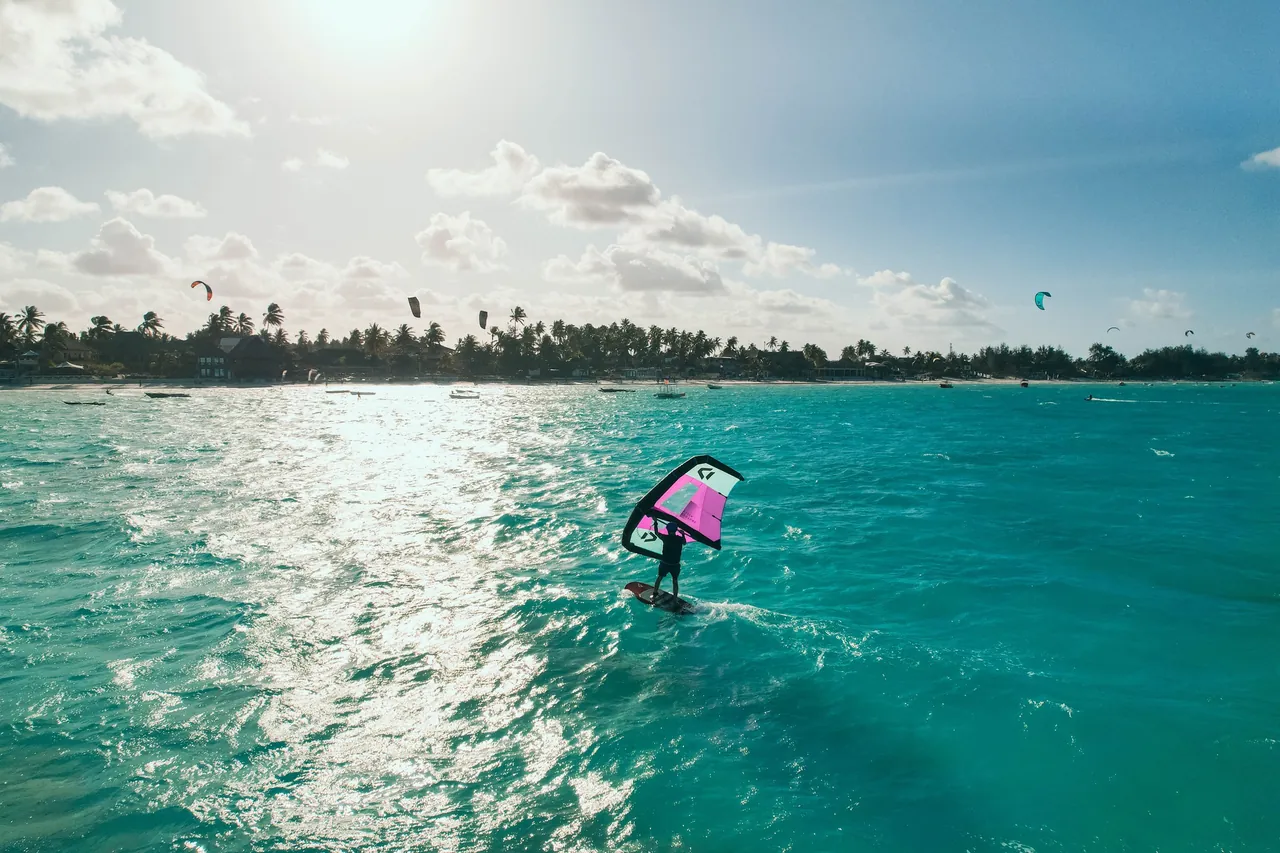 Wing foiling
