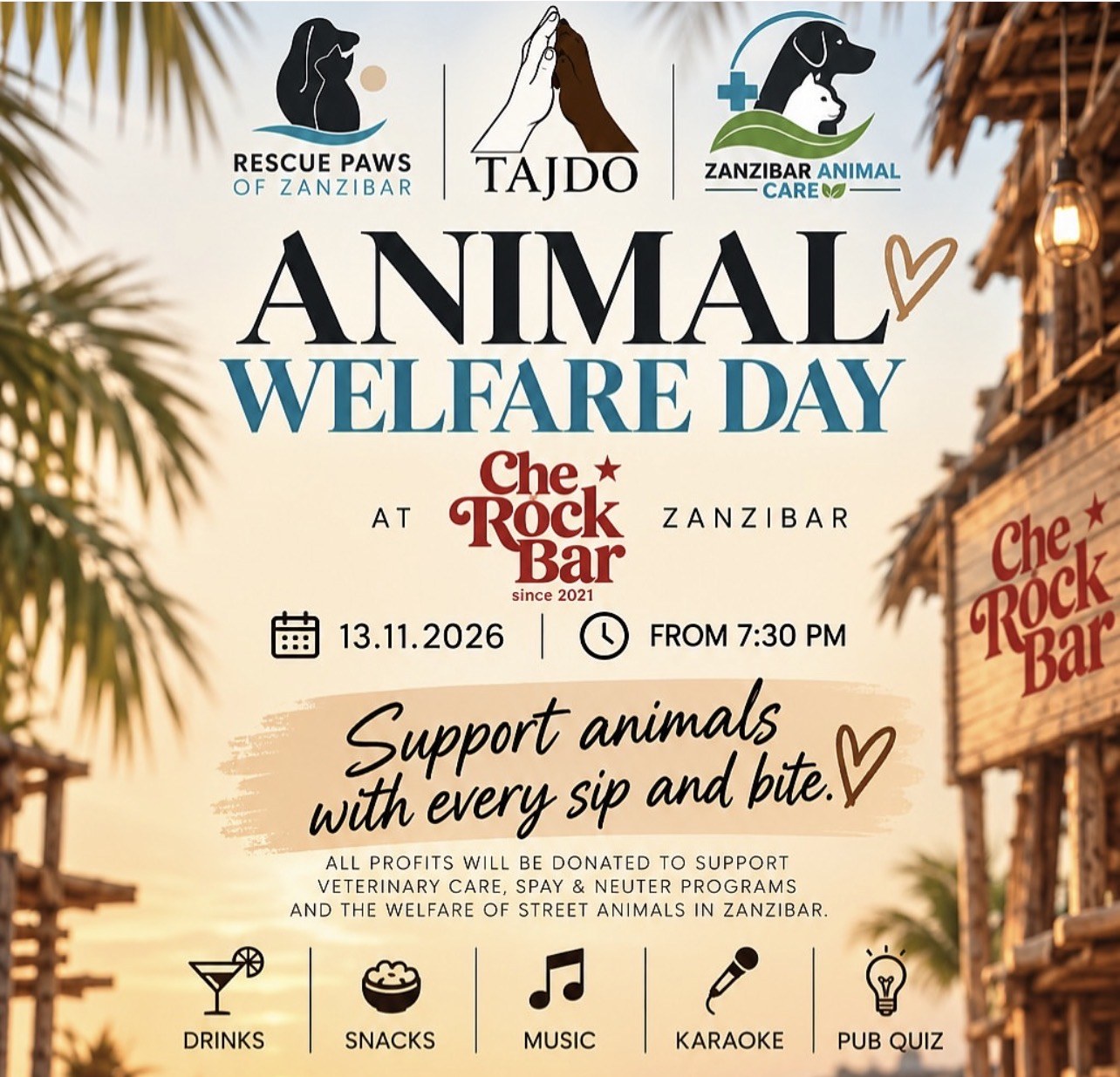 Animal Welfare Day at Che Rock Bar